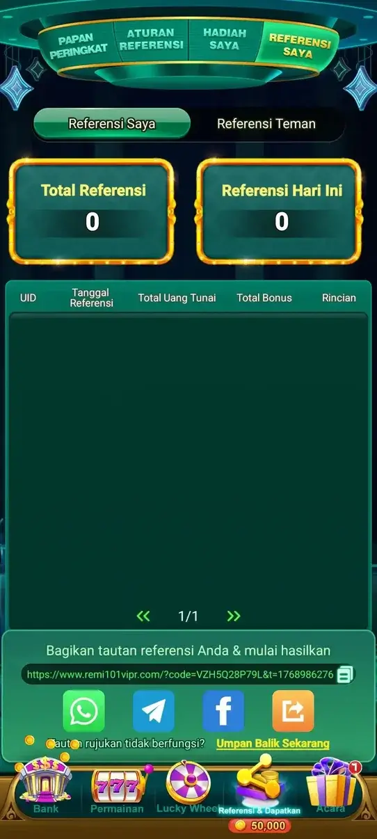 Turnamen harian Remi 101 dengan hadiah chip